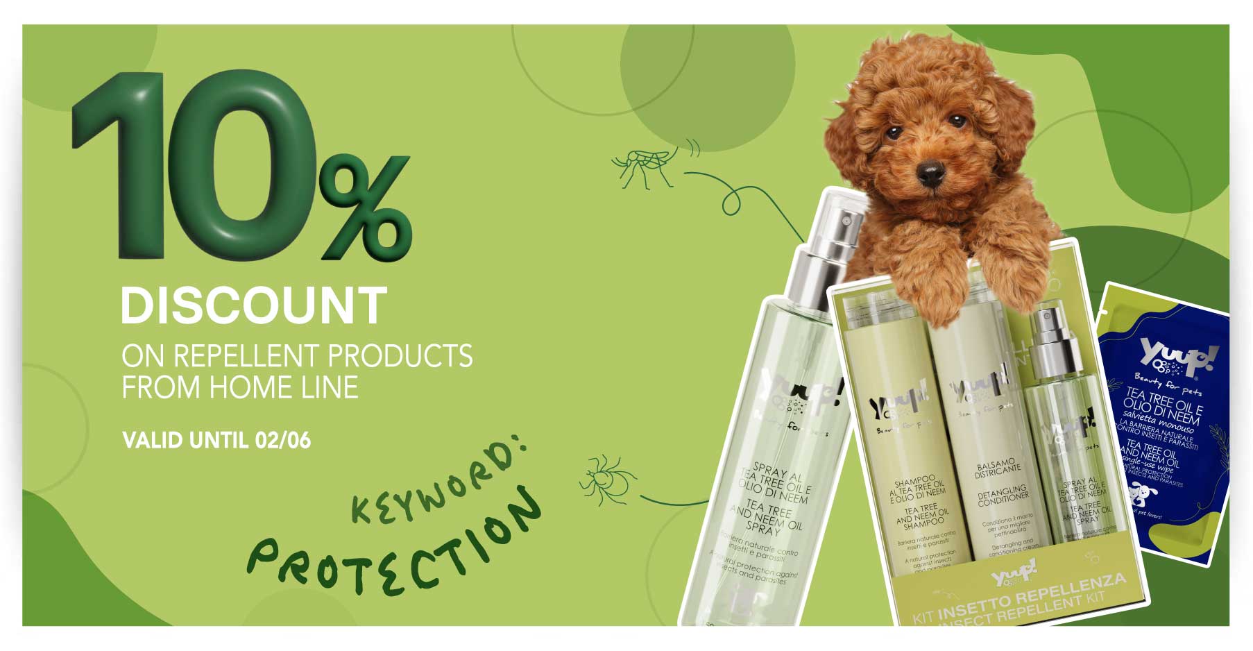 -10% prodotti repellenza Linea Home